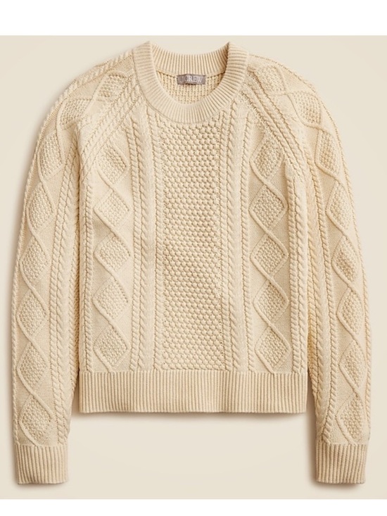 J. Crew Sweaters - J. Crew Cream Cable Knit Sweater
